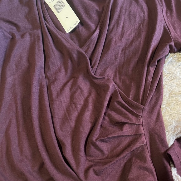 🔴SALE🔴Lauren Ralph Lauren Long sleeve Wrap front Large - Picture 2 of 4